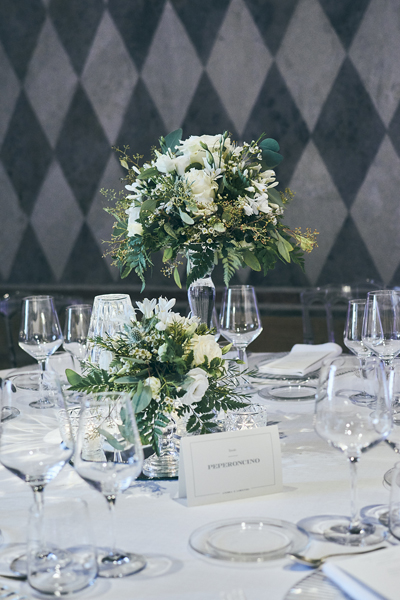 Mise en place, matrimonio Ambra e Lorenzo